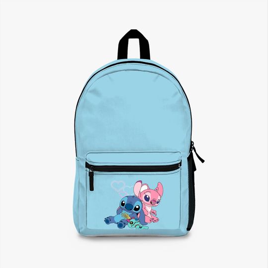 Stitch & Angel Backpack, Disney Stitch Backpack, Stitch Disneyworld Backpack
