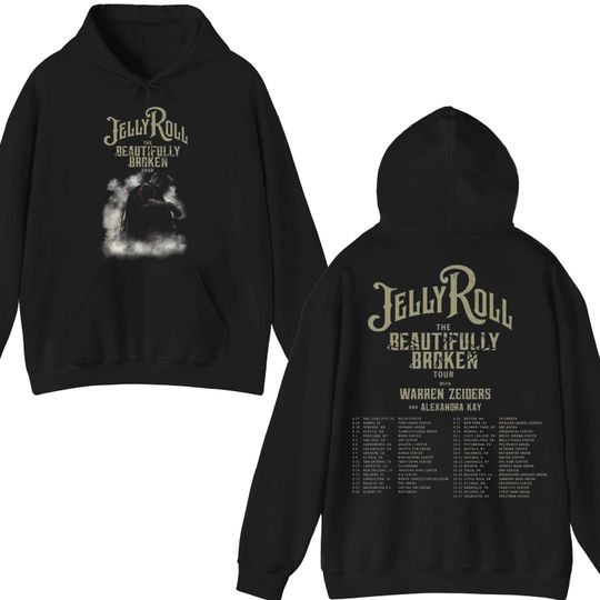 Jelly Roll Tour Fan Unisex Hoodie Shirt for Men, Women, Jelly Roll Concert Fan Gift, Jelly Roll Shirt