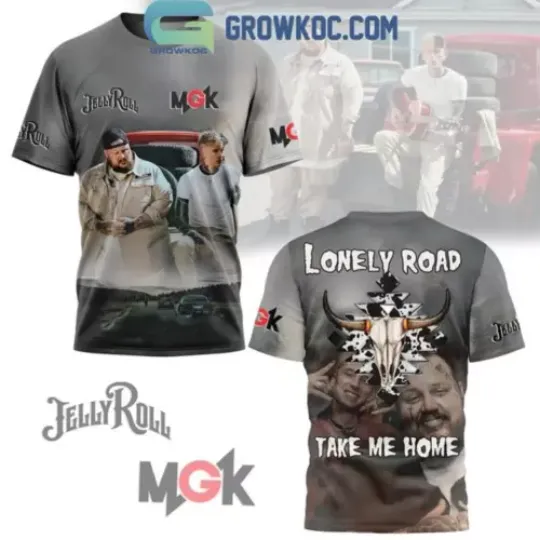 Jelly Roll MGK Lonely Road Take Me Home T Shirt