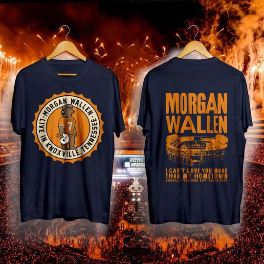 Wallen Western neyland stadium tour sep 2024 tour shirt