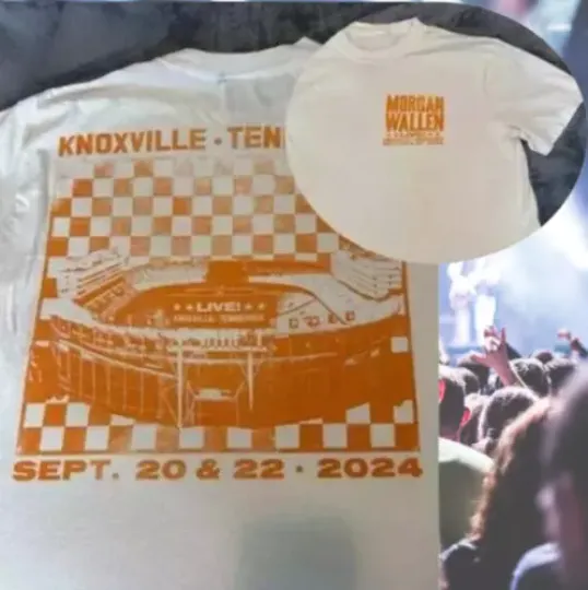 Discover Wallen Western Neyland Stadium Tour Sept 2024 Knoxville TN T-Shirt