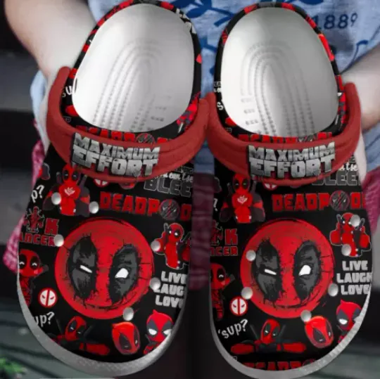 Deadpool Movie Clogs Shoes Comfortable For Men Women