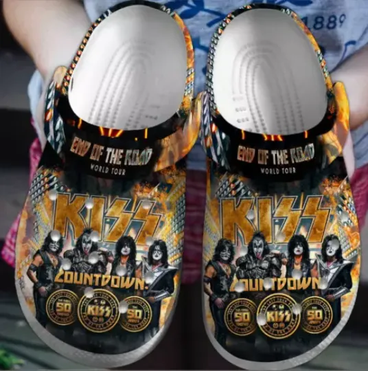 Kiss Band Music Clogs Shoes For Men Women