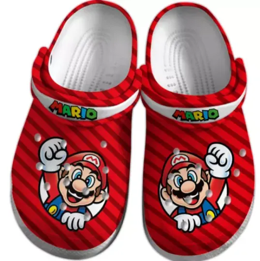 Super Mario Game Movie Clogs Shoes Comfortable For Men Women