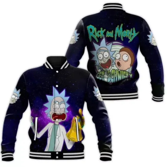 Rick And Rickandmorty Baseball Jacket, Rick And Rickandmorty Shirt
