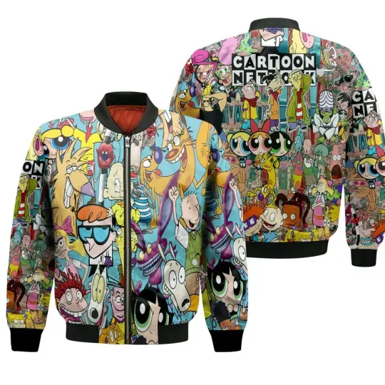 Women's 90's baby cartoon Bomber Jacket