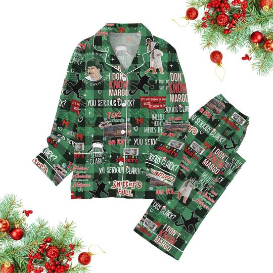Clark Griswold Christmas Pajamas Set, You Serious Clark Shirt, Xmas Movie Shirt, Griswold Tree Farm Pajamas, National Lampoons Gift