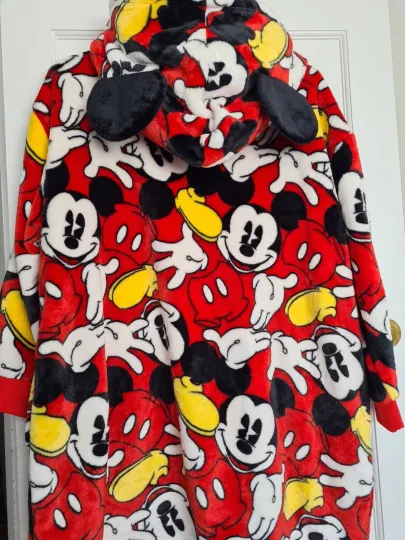 Disney MICKEY MOUSE Snuddie Hooded Oversized Blanket Hoodie Oodie Snoodie XS-S