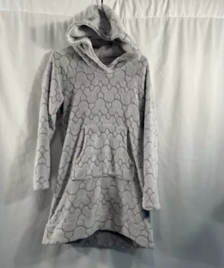 Disney Mickey Ears Hoodie Snuggie - Wearable Blanket with Sleeves, Size Small