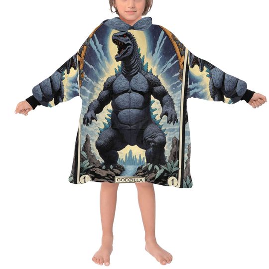 Blanket Hoodie god zilla Gojira Kaiju