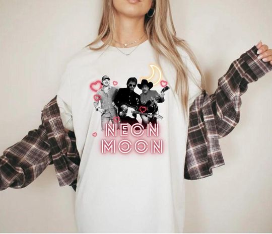 Brooks and Dunn, Wallen Western & Neon Moon Shirt - Country Music Fan Tee