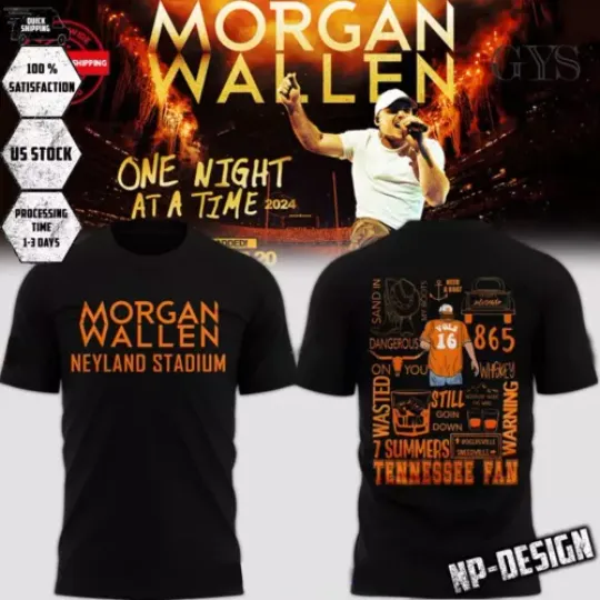 Wallen Western x Tennessee Live Knoxville 2024 T-Shirt