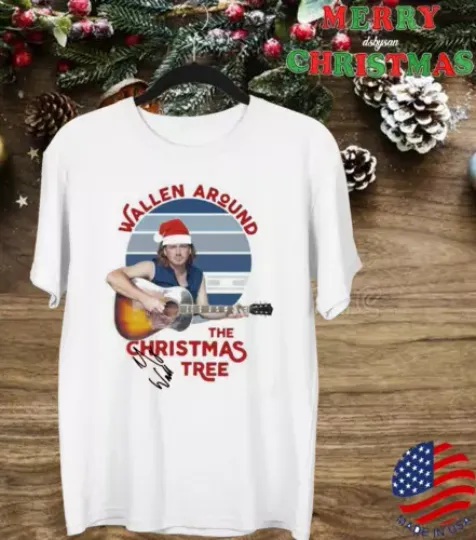 Christmas Wallen Western signature T-shirt