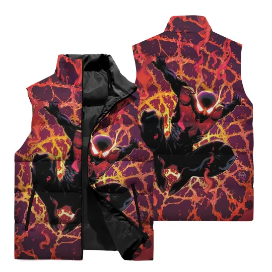 Winter New Spider Man Sleeveless Jacket | Casual Winter Clothing | Gift Idea