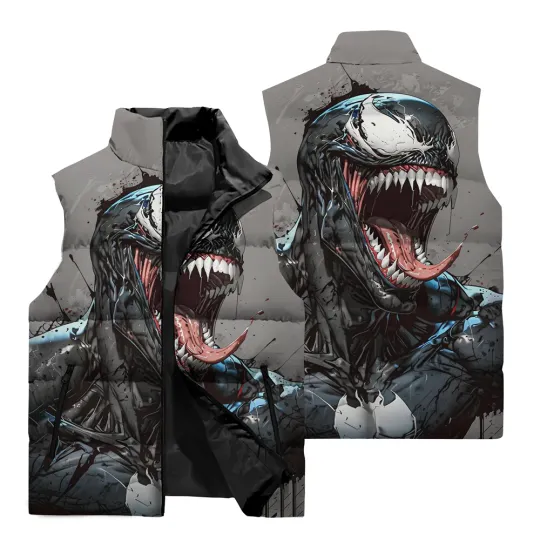 Venom Sleeveless Jacket | Casual Winter Clothing | Gift Idea