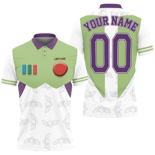 Custom Disney Toy Story Buzz Lightyear Polo Simple, Personalized Collection Polo, Disney Polo