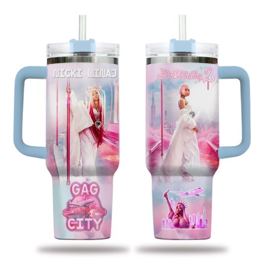 Nicki Minaj 40oz Tumbler, Nicki Minaj 40oz Tumbler Cup, Nicki Minaj Tumbler, Nicki Minaj Gift, Nicki Minaj Insulated Tumbler