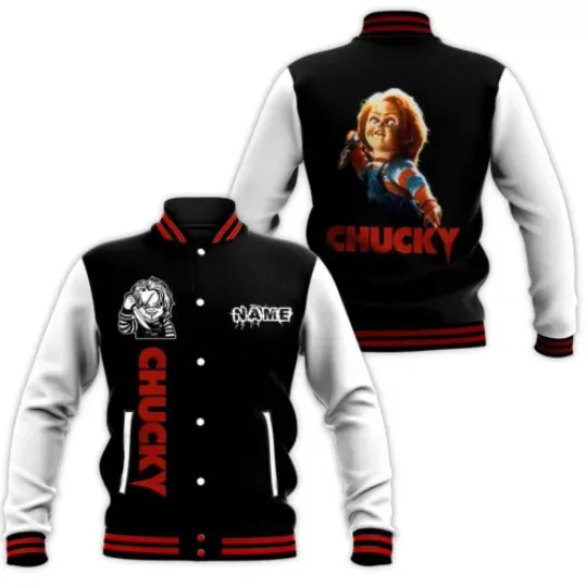 Personalized Chucky Baseball Jacket