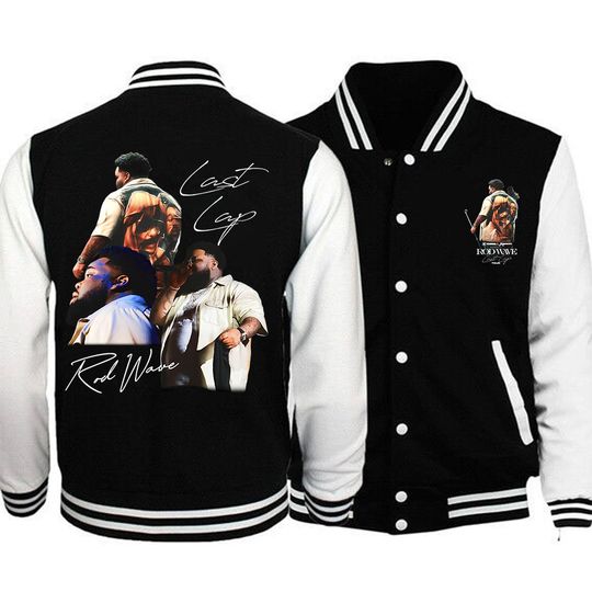 Rod Wave Last Lap 2024 Baseball Jacket