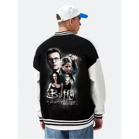 2024 Hot Usa Tv Series Movie Buffy The Vampire Slayer Classic Unisex Baseball Jacket
