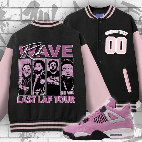 Rod Wave Last Lap Tour Varsity Jacket