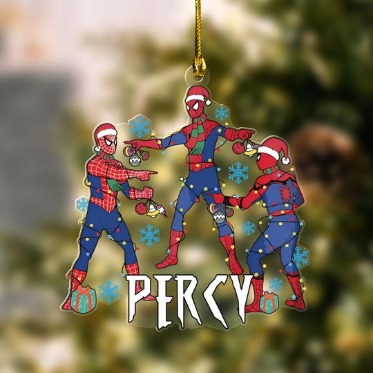 Custom Name Spidey And His Amazing Friends Ornament, Spiderman Ornament, Spidey Christmas Ornament, Spidey Boy Christmas Gifts