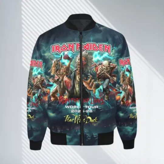 Iron Maiden Tour 2025 Bomber Jacket
