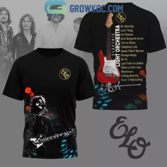 Electric Light Orchestra Mr. Blue Sky Livin’ Thing T-shirt 3D