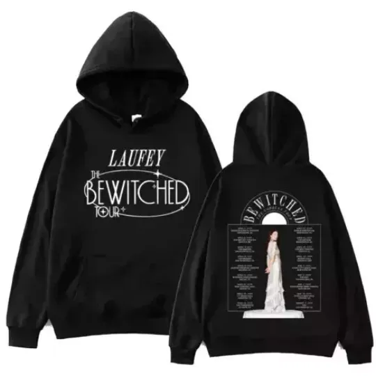 2 sided hoodie music lovers, Laufey The Bewitched Tour 2024 Hoodie, fans hoodie