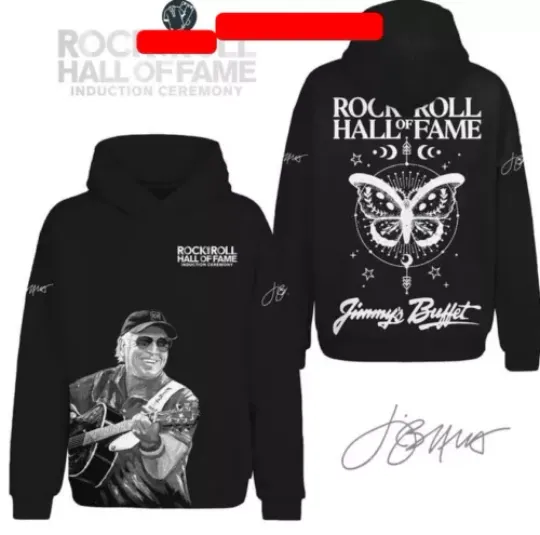 Jimmy Buffett Love Island Rock And Roll Hall Of Fame 2024 Hoodie