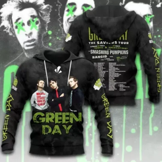 Green Day 3D Hoodie