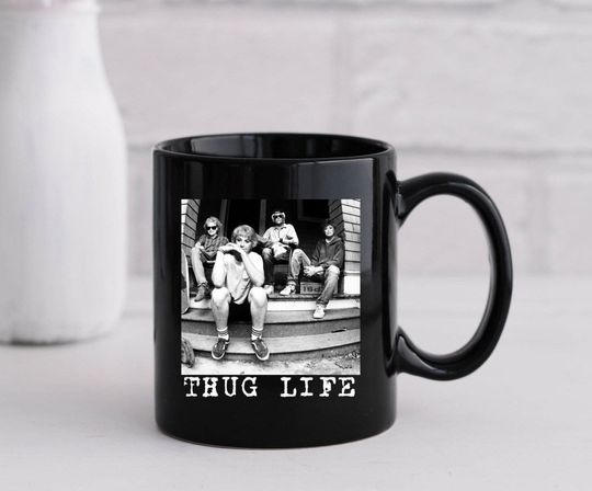 Stay Golden Coffee Mug Thug Life, Stay Golden Limited Edition, Stay Golden Big Coffee Mug, Stay Golden Coffee Cup Large, Quiet You Trash