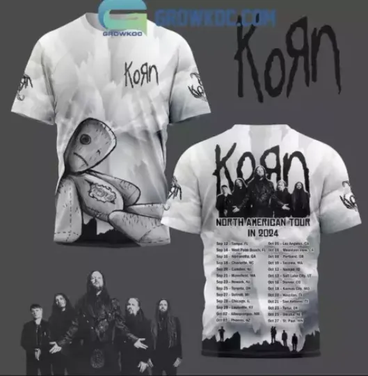 Korn North America Tour In 2024 Shirt