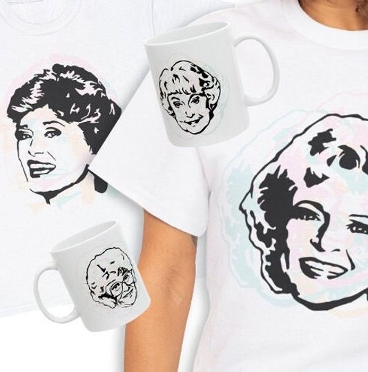 Stay Golden, TShirt, 11oz Mug, rose, dorothy, sophia, blanche, stanley, Stay Golden mug, Stay Golden tshirt, miami beach