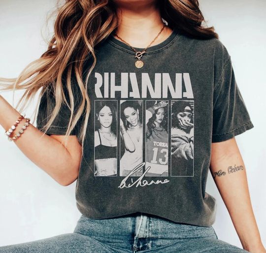 Rihanna Vintage 90s Shirt, Funny Rihanna Shirt, Rihanna Music Album Shirt, Trendy Shirt Men Women