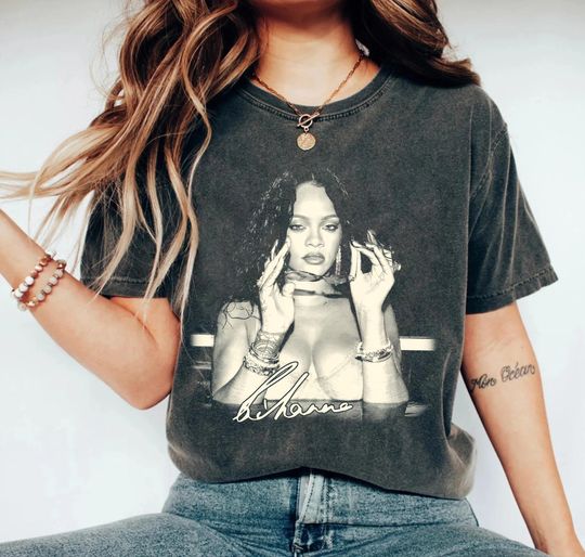Retro Rihanna Shirt, Rihanna Music Album Shirt, Rihanna Vintage Shirt, Rihanna Tour Merch Shirt, Fans Gift