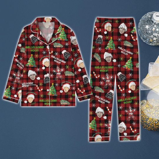 National Lampoons Vacation Pajamas, Griswold Christmas Pajamas Set, Griswold Family Matching Pajamas, Xmas Movie Holiday Pajamas