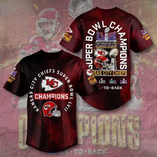 Kansas City Chiefs Trendding For Fans Baseball Jersey Shirt, For Gift Fans