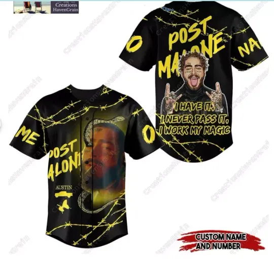 Post Malone Baseball Jersey