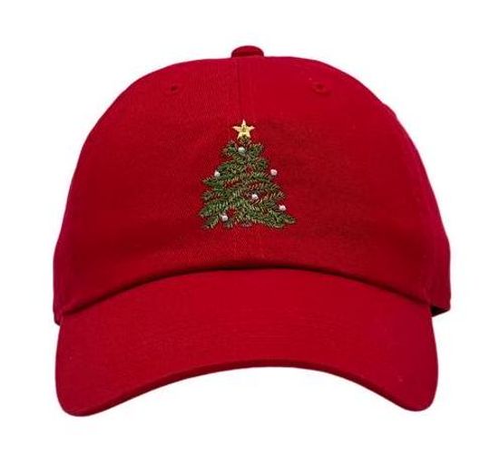 Christmas Tree Embroidery Hats, Adult and Children Embroidery Baseball caps,Mom&Dad baseball hats,Game Day Cap,Baseball Atletic cap