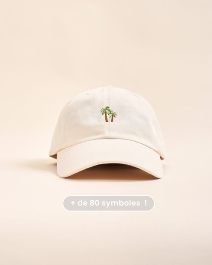 Unisex Embroidered Symbol Cap, Heart Cap, Personalized Embroidered Pictogram Cap, Father's Day Gift, Mother's Day Gift