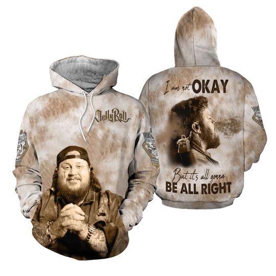 Jelly Roll The Beautifully Broken Tour 2024 hoodie 3d
