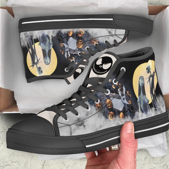 Nightmare of Jack and Sally Sneakers