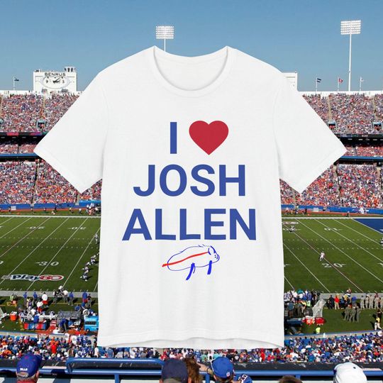 Josh Allen Buffalo Bills football Unisex Tee Shirt, Football Fan Gift, Team Apparel, Game Day Outfit, Sports Fan Shirt Bills Mafia