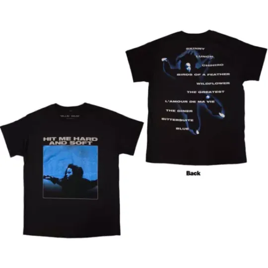Billie Eilish - Hit Me Hard And Soft Tracklist  t-shirt