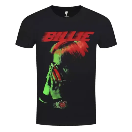 Billie Eilish Men's Concert Black T-Shirt