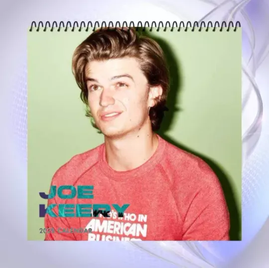 Joe Keery 2025 Wall Calendar – Stunning Celebrity Photos, Perfect for Fans