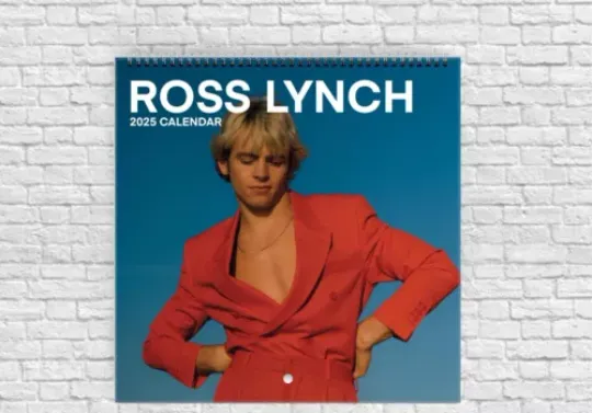 Ross Lynch 2025 Calendar, Calendar Ross Lynch Merch, Celebrity Calendar Gifts