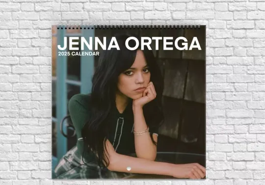 Jenna Ortega 2025 Calendar, Wednesday Addams Calendar Wall, Celebrity Calendar