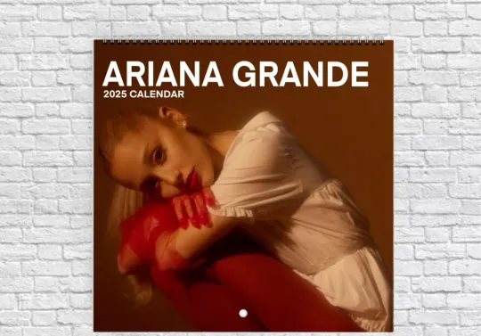 Ariana 2025 Wall Calendar, Ariana Wall Art, Celebrity Calendar